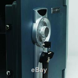 Fireproof Waterproof Bolt-Down Combination Safe Home Office Security 0.94 Cu Ft