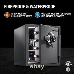 Fireproof Waterproof Safe Box With Combination Lock Home Office Security New