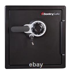 Fireproof Waterproof Safe Dial Combination Home Office Security Box 1.23 Cu Ft