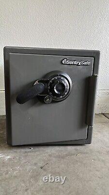 Fireproof Waterproof Safe Dial Lock Home Office Security Box 1.23 Cu Ft