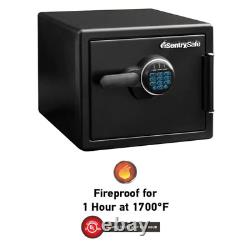 Fireproof & Waterproof Safe with Digital Combination Lock 0.8 Cu. Ft