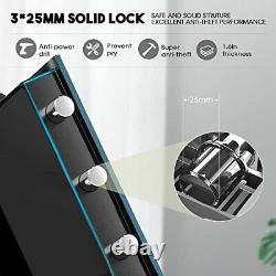 Fireproof and Waterproof Safe Cabinet Security Box, Digital Combination Lock LED