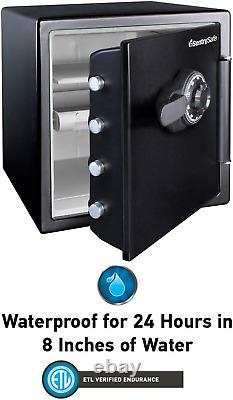 Fireproof and Waterproof Steel Home Safe with Dial Combination Lock, 1.23 Cubic F