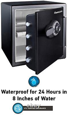 Fireproof and Waterproof Steel Home Safe with Dial Combination Lock, Secure Docu