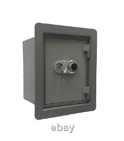 Fireproof wall safe in between studs mechanical dial lock