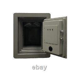 Fireproof wall safe in between studs mechanical dial lock