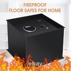 Floor Safes for Home Fire and Waterproof In Ground Safe with Combination Lock