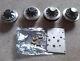 Four Chubb Manifoil Mk4 Safe Combination-locks And Mounting-plate