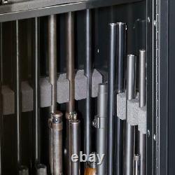 Fully Convertible Steel Gun Security Cabinet Locker Storage Rifle Safe 22-Gun