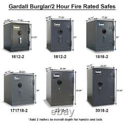 Gardall 1612/2 Two Hour Fire/Burglar Safe, Tan, Silver, Combo