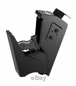 Gojooasis Gun Safe Quick Access Under Desk Pistol Security Handgun Storage Box