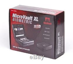 GunVault Microvault Xl Biometric Biometric Pistol Safe MVB1000