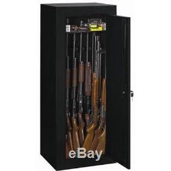 Gun Cabinet Safe Convertible Storage Hard Solid 18 Rifles Locking System Steel