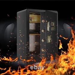 Gun Money Digital Safe Box 4.5 Cu. Ft Large Cabinet for Home Security with Key Lock