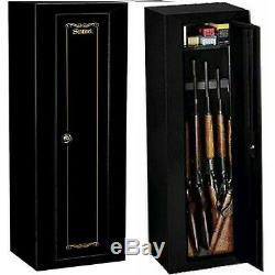 Gun Safe Cabinet 10 Rifles Security Storage Locker Shelf Shotgun Pistol Home NEW