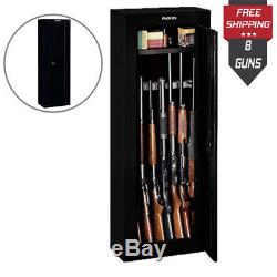 Gun Safe Cabinet Firearm Storage Box Rifle Security Lock Case Shotgun Pistol