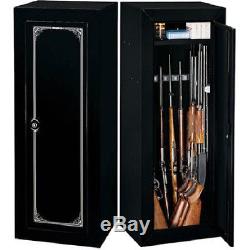 Gun Safe Cabinet Vault Storage Security Steel Metal Lock Home Shotgun Rifle New