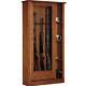 Gun Safe Cabinet And Curio Storage Organizer Fully Locking Cabinetry Home Wood