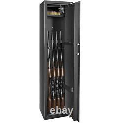 Gun Safe Security Firearm 3/5/9Rifles Storage Cabinet Shelf Digital/Blade Locker