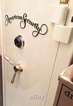 Gun safe American Security Safe Glossy White BF6030 1/2 inch plate steel door