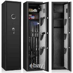 Guns Rifle Storage Safe Cabinet Security Electronic Digital Lock Quick Key US