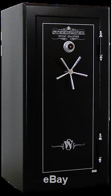 HD593024 Steelwater Home Hunting Safes 2 hr Fire Gun Rifle 22 Safe LED Dial Key