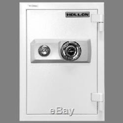 HS-500D Hollon 2hr Fireproof Home Personal Closet Safe Key and Combination Lock