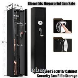 Heavy Duty Steel Rifle Gun Safe Cabinet Storage SecurityFirearm Biometric Lock