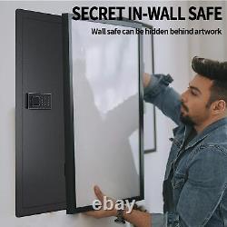 Hidden Gun Safe In Wall Long Gun Safe, 45 Wall Safe Gun Safe Removable Shelf