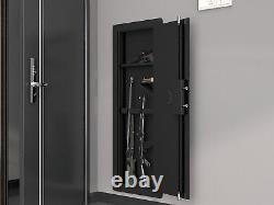 Hidden Gun Safe In Wall Long Gun Safe, 45 Wall Safe Gun Safe Removable Shelf