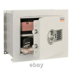 High Security Flat Recessed Wall Safe with Combination Lock for Valuables Storage