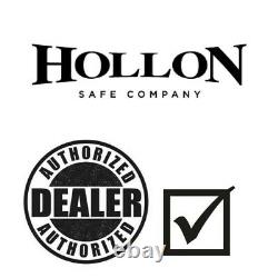 Hollon B2015C B-Rated Cash Safe Hard Plate With Combination Lock 20'' Gray