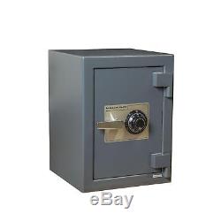 Hollon B2015C Depository Safe in Gray with Combination Dial Lock