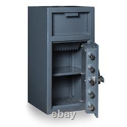 Hollon FD-2714C B-Rated Boltable Depository Safe, Combo Lock