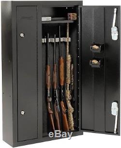 Homak 8-Gun Double Door Steel Security Gun Safe HS30136028 32' X 10' X 57'