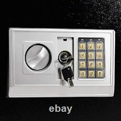 Home Business Security Keypad Lock Electronic Digital Steel Safe Black Box Black