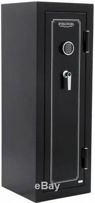 Home Indoor Safety Security Tools Steel Gun Safe with Electronic Lock Matte Black