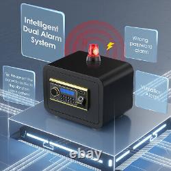 Home Safe Box Digital Fingerprint Combination LED Lock Safe Keypad Gun Cash Safe