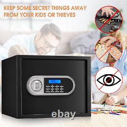 Home Safe Fireproof Waterproof, Digital Security Safe Box with Combination Lock