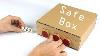 How To Make Safe Box With Combination Lock From Cardboard