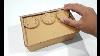 How To Make Safe Locker With Combination Lock With Cardboard