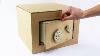 How To Make Safe With Combination Lock From Cardboard