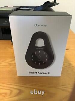 Igloohome Keybox 3 Smart Lock Box, Airbnb Realtor, Car rental and more Black