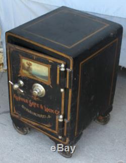 Iron Safe with Working Combination Alpine Safe & Lock Company 1888