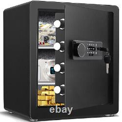 Kavey 2.0 Cub Safe Box, Home Safe with Backlit Touch Keypad and Mute Function