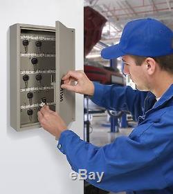 Key Combination Lock Box Cabinet Storage Safe Wall Mount Holder Organizer Rack