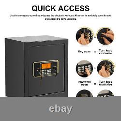 LED Safe Box Digital Combination Lock Safe Keypad Home Safe for Gun Cash Jewelry