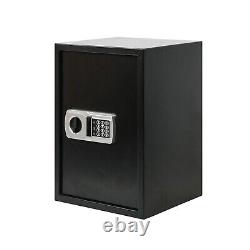 LONABR 19.7 Office Safe Box with Digital Keypad Removable Shelf Warning Home Cash