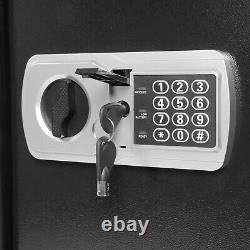 LONABR 23.6 Home Safe Box Keypad Lock Removable Shelf Business Valuables Money