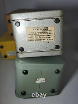LOT OF 5 Vintage Fort Knox/Mosler Metal Combination Lock Bank/safes